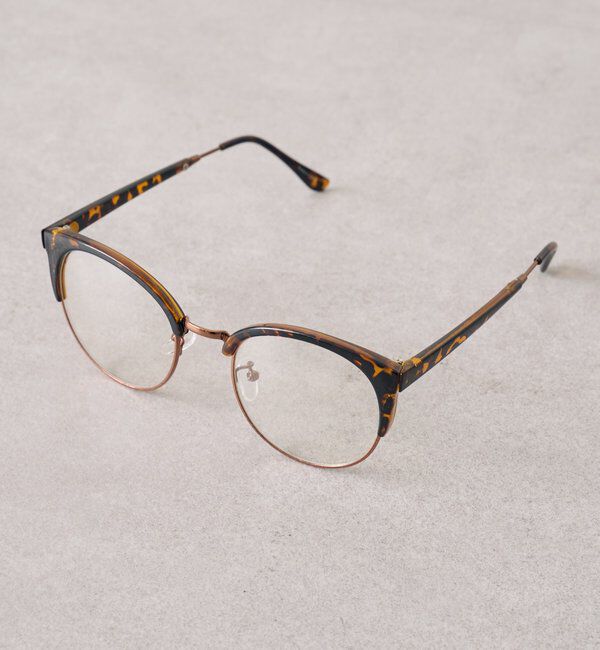  「マーブルハーフリムメガネ」|サングラス|