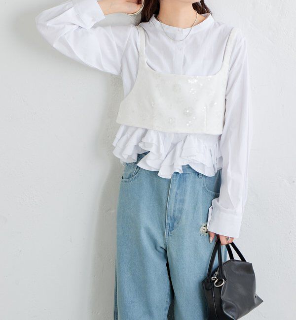  「シャイニースクエアビスチェ」|シャツ・ブラウス|