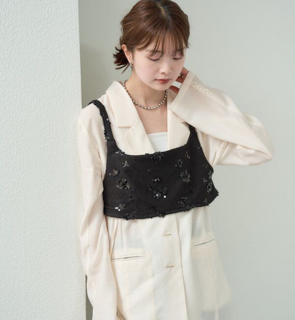  「シャイニースクエアビスチェ」|シャツ・ブラウス|