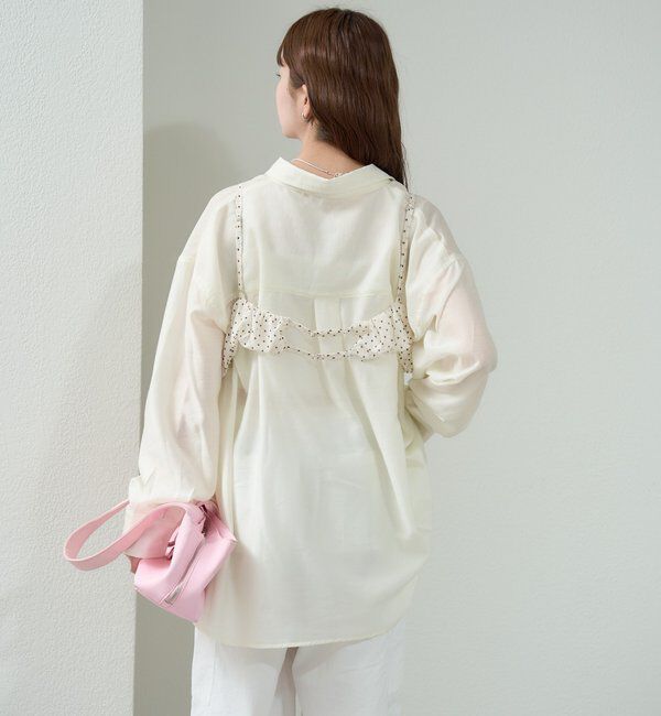  「シアーシャツビスチェSET」|シャツ・ブラウス|