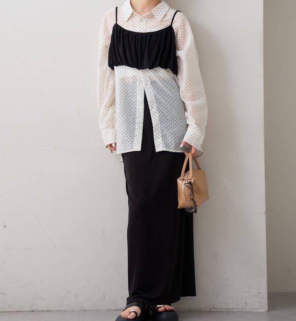  「シアーシャツビスチェSET」|シャツ・ブラウス|