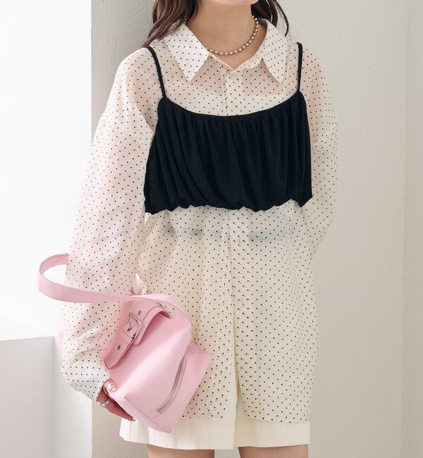  「シアーシャツビスチェSET」|シャツ・ブラウス|