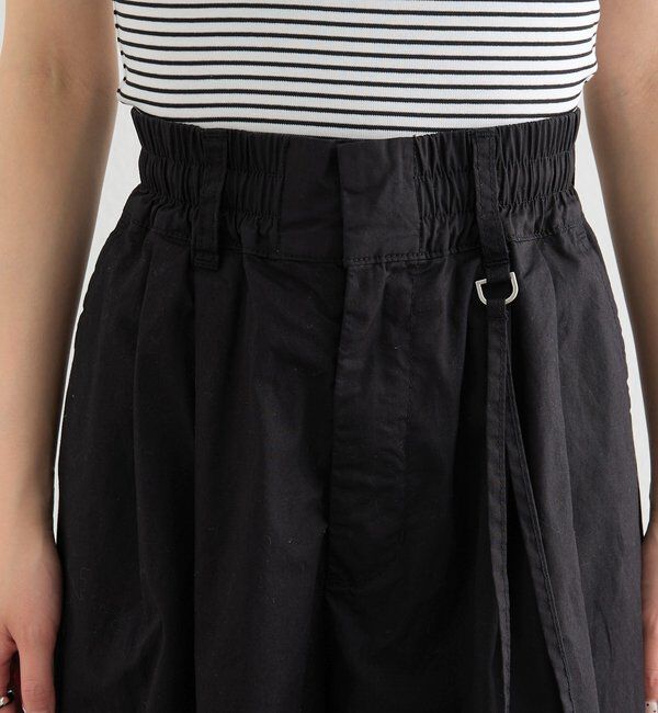  「ワイドベルトタックパンツ」|チノ|