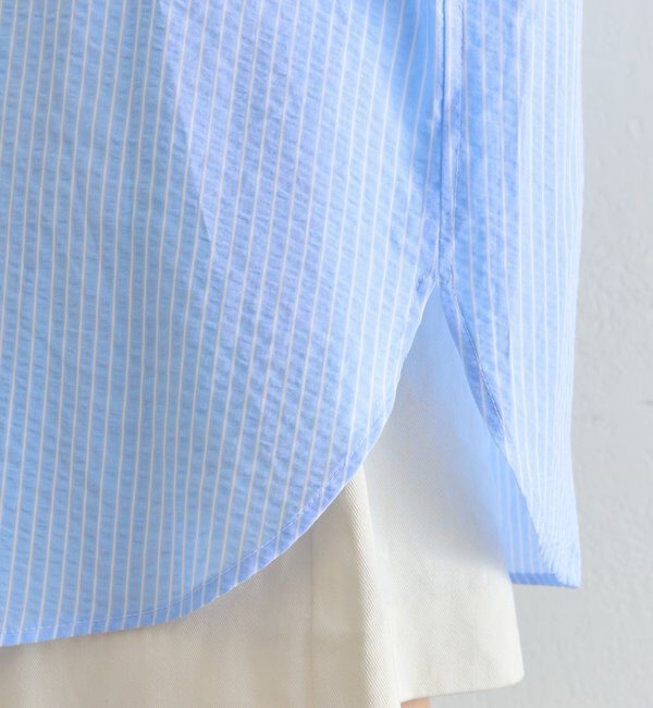  「ストライプBIGシャツ」|シャツ・ブラウス|