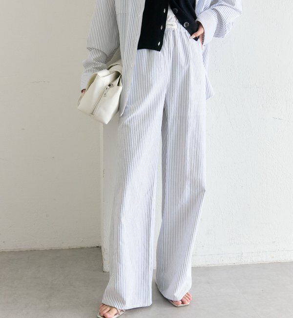  「ストライプイージーパンツ」|チノ|