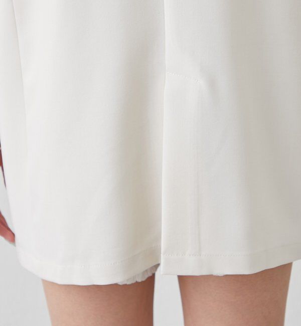  「袖口ギャザー半袖ジャケット」|テーラードジャケット|