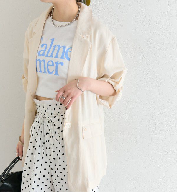  「シアー半袖ジャケット」|その他|