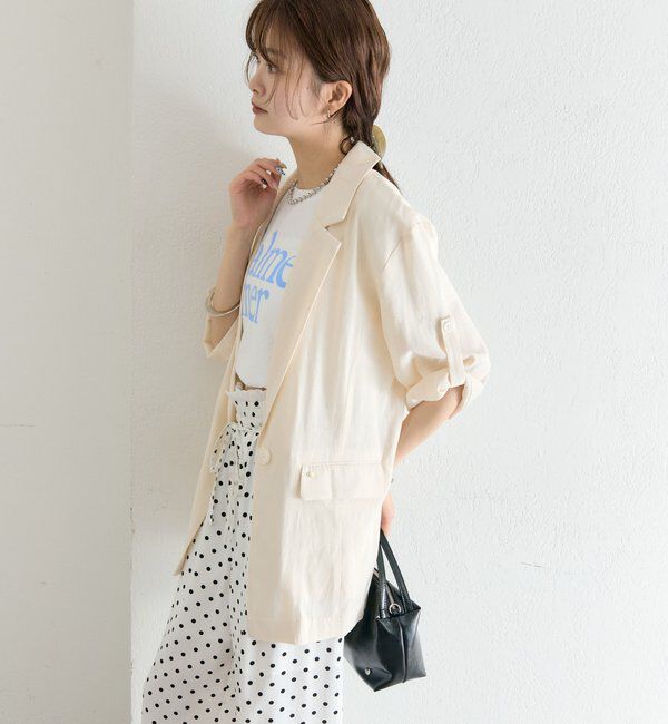  「シアー半袖ジャケット」|その他|