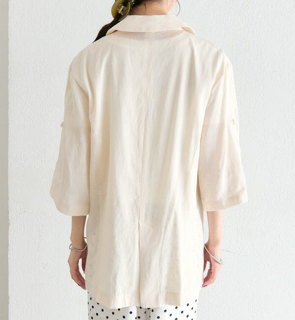  「シアー半袖ジャケット」|その他|