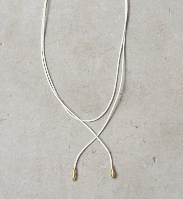  「【GALENA/ガレナ】コードネックレス」|ネックレス|オフホワイト