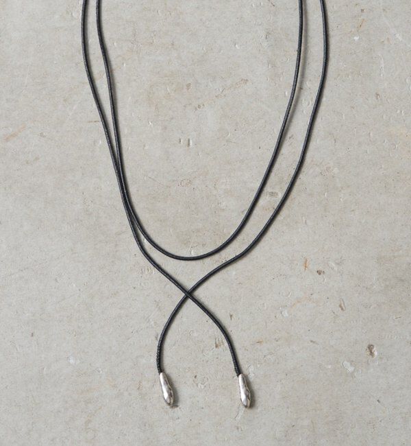  「【GALENA/ガレナ】コードネックレス」|ネックレス|ブラック