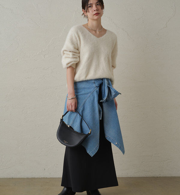  「FURカシミヤVニット」|ニット・セーター|