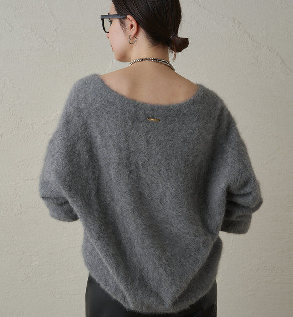  「FURカシミヤVニット」|ニット・セーター|