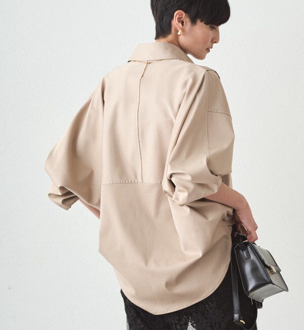  「サテンBIGシャツ」|シャツ・ブラウス|