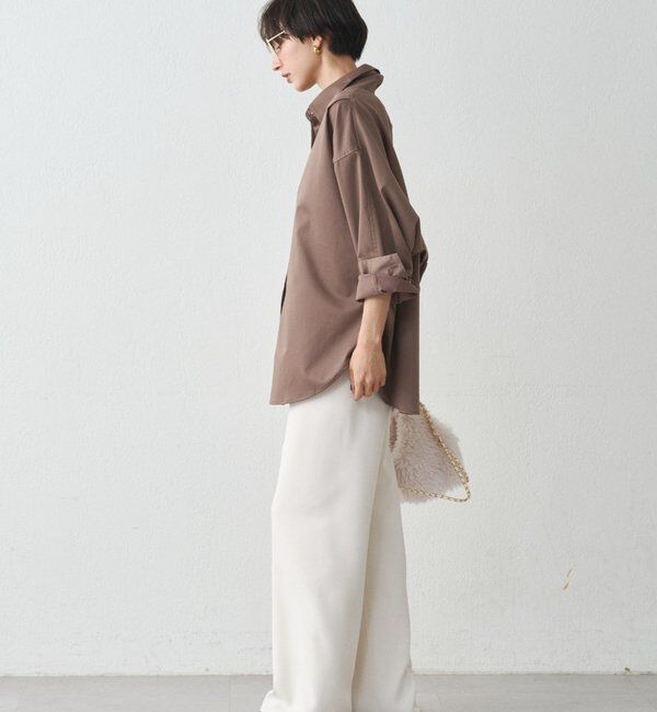  「サテンBIGシャツ」|シャツ・ブラウス|