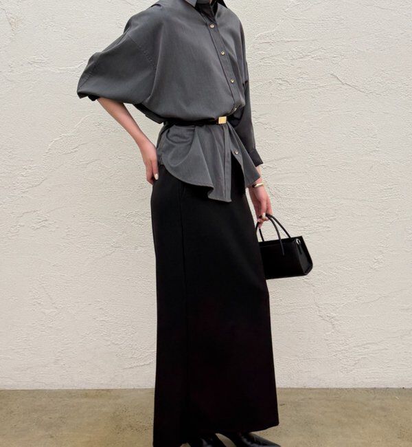  「サテンBIGシャツ」|シャツ・ブラウス|