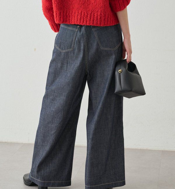  「ハイウエストデニムパンツ」|デニム|