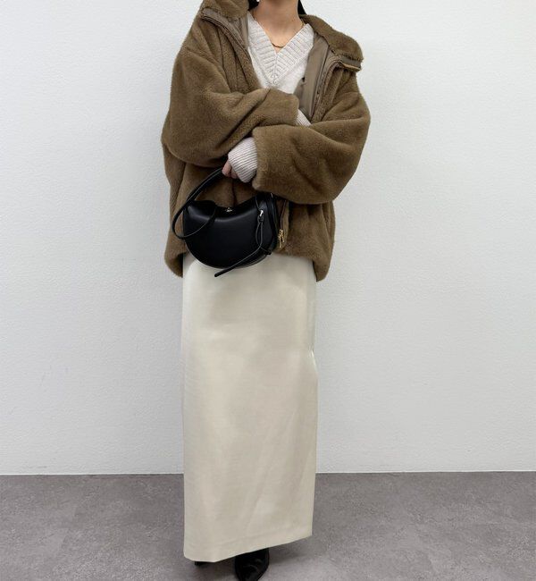  「フードフェイクファーブルゾン」|ベスト・ジレ|