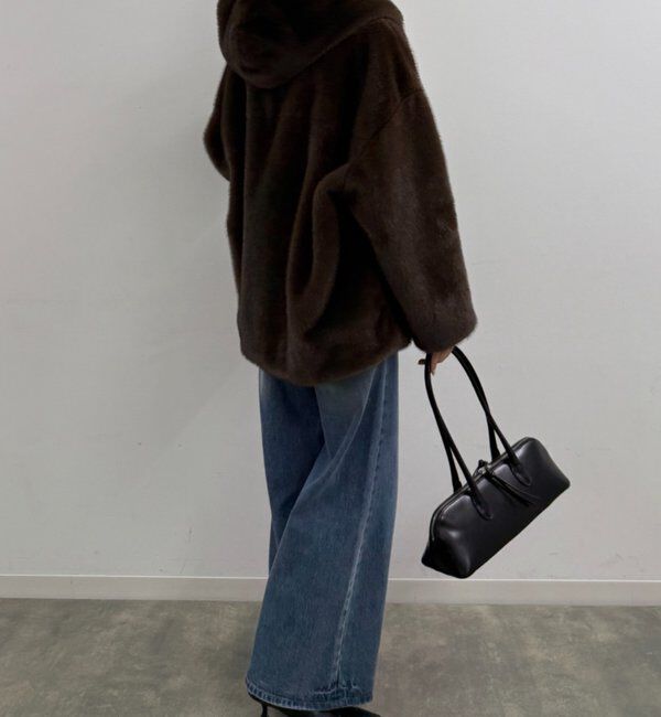  「フードフェイクファーブルゾン」|ベスト・ジレ|