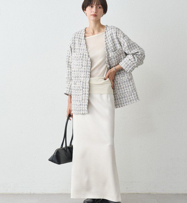  「ミックスツイードジャケット」|ベスト・ジレ|