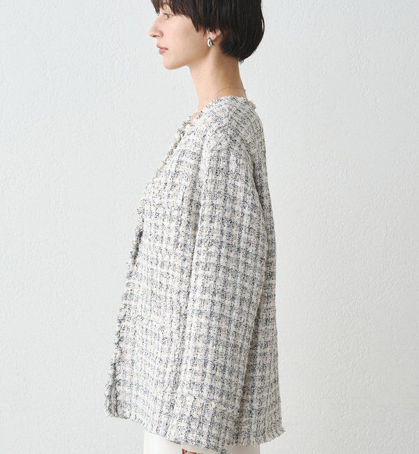  「ミックスツイードジャケット」|ベスト・ジレ|