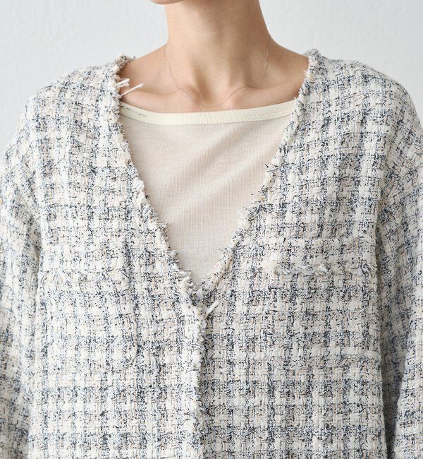  「ミックスツイードジャケット」|ベスト・ジレ|