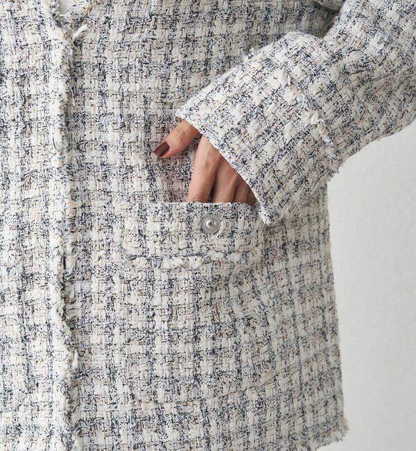  「ミックスツイードジャケット」|ベスト・ジレ|