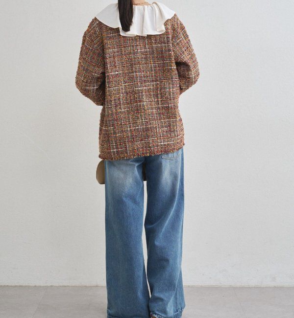  「ミックスツイードジャケット」|ベスト・ジレ|