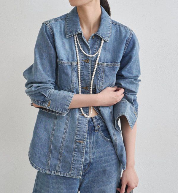  「デニムシャツジャケット」|シャツ・ブラウス|