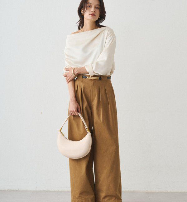  「ドレープブラウス」|シャツ・ブラウス|