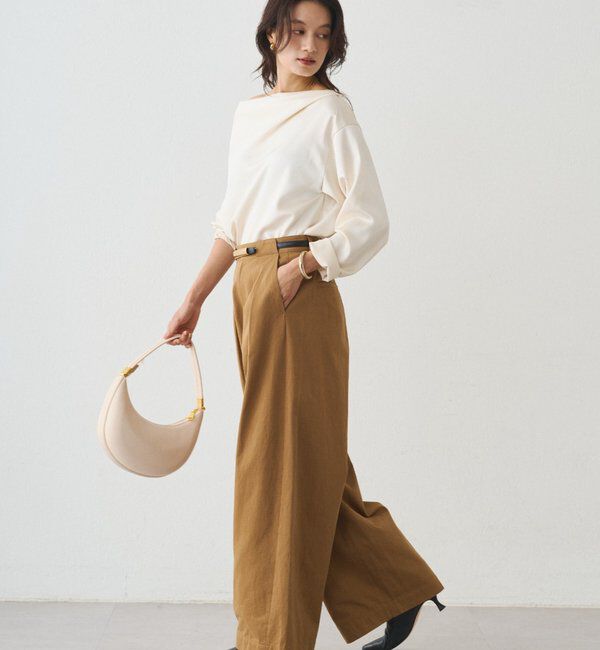  「ドレープブラウス」|シャツ・ブラウス|