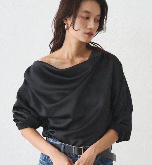  「ドレープブラウス」|シャツ・ブラウス|