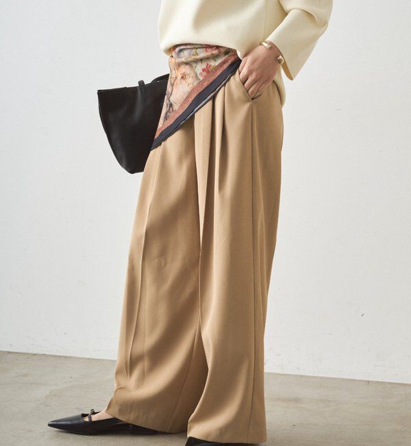  「2タックワイドパンツ」|チノ|