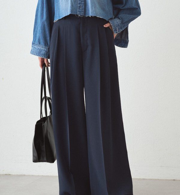  「2タックワイドパンツ」|チノ|