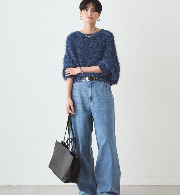 「ワイドデニムパンツ」|デニム|