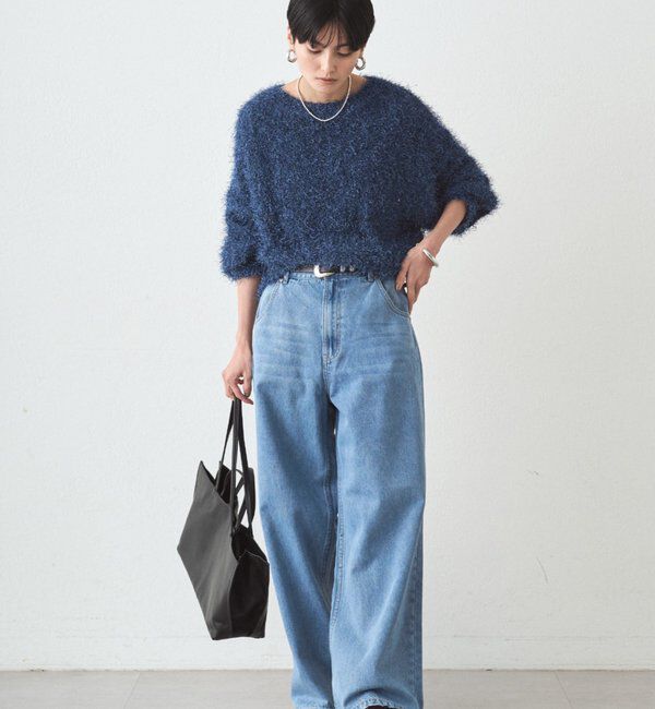  「ワイドデニムパンツ」|デニム|