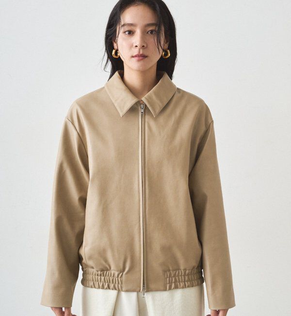  「フェイクレザージャケット」|ベスト・ジレ|