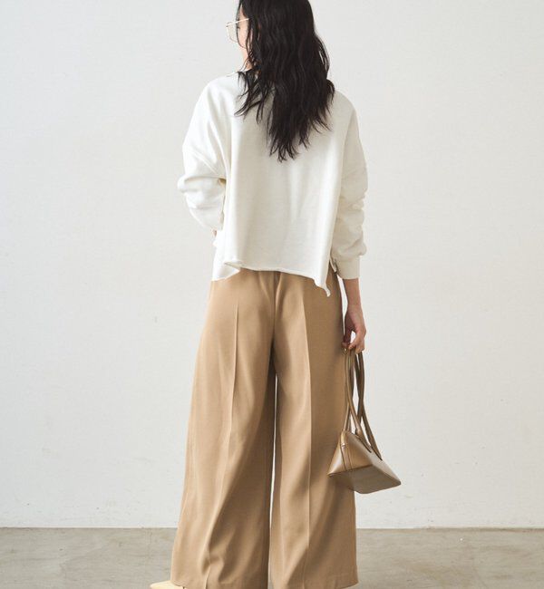  「スキッパーショートスウェット」|Tシャツ・カットソー|