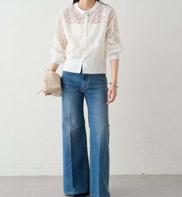  「デニムフレアパンツ2」|デニム|