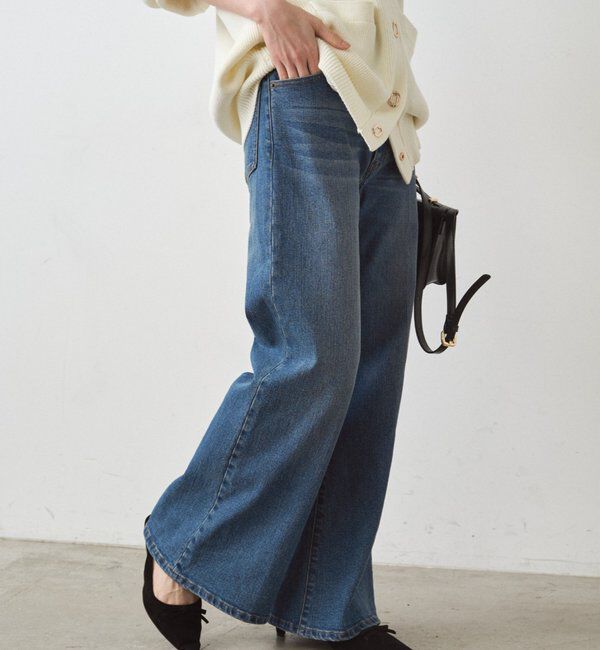  「デニムフレアパンツ2」|デニム|