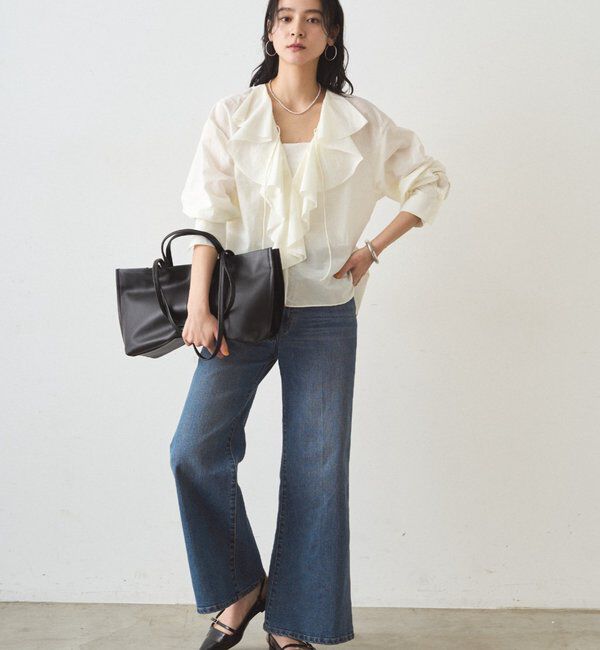  「デニムフレアパンツ2」|デニム|