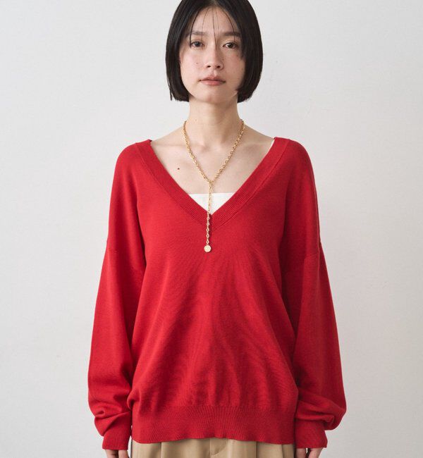  「ディープVニット」|ニット・セーター|