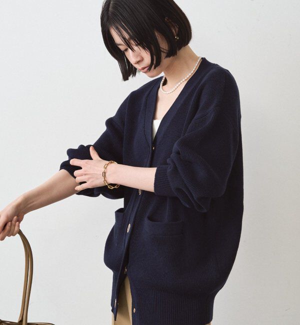  「ゴールドリングカーデ」|ニット・セーター|
