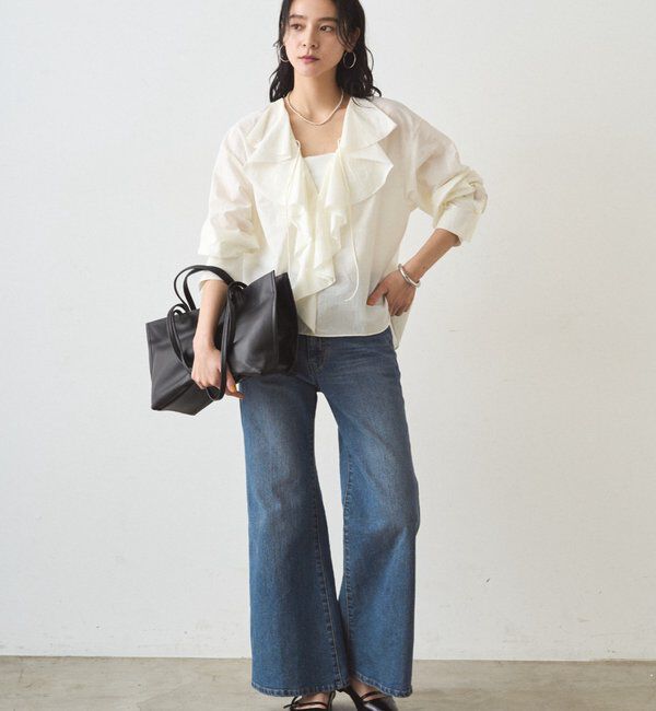  「フリルカラーブラウス」|シャツ・ブラウス|