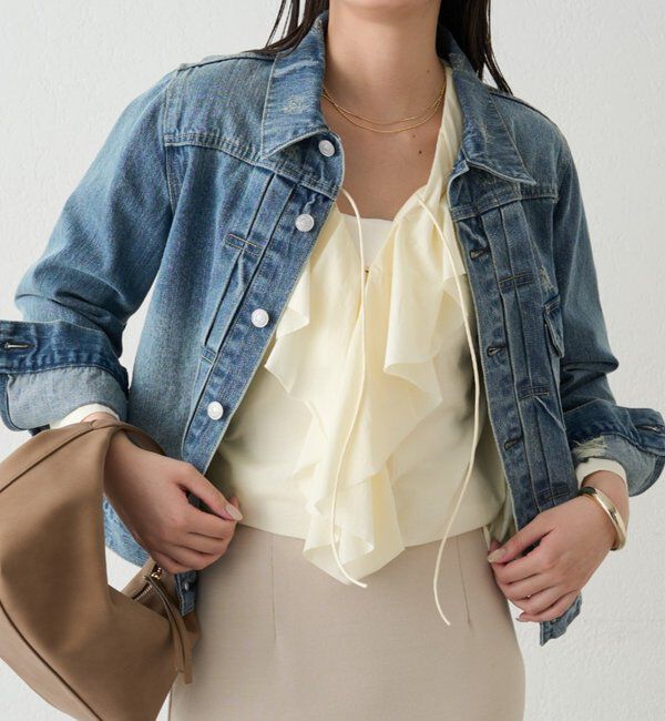  「フリルカラーブラウス」|シャツ・ブラウス|