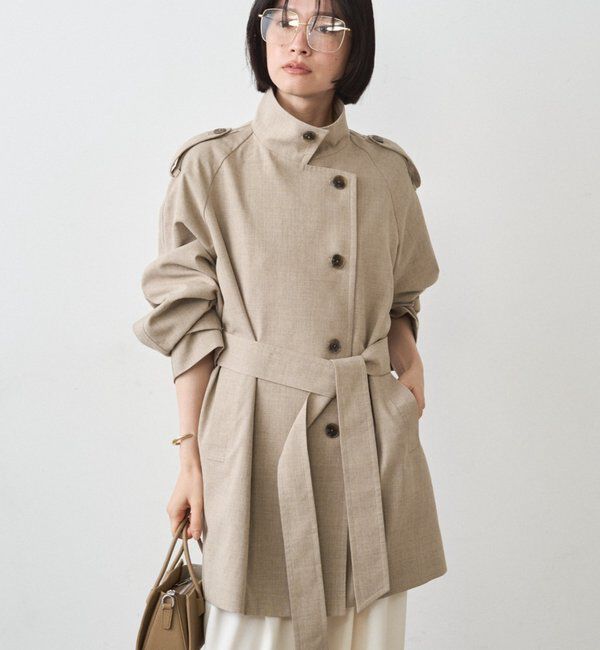  「ミドルトレンチコート」|その他|ベージュ