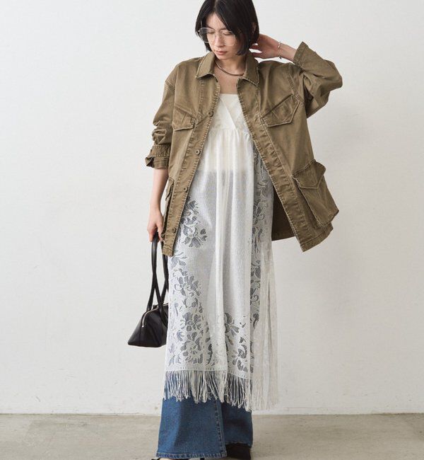  「レースキャミワンピース」|ワンピース|