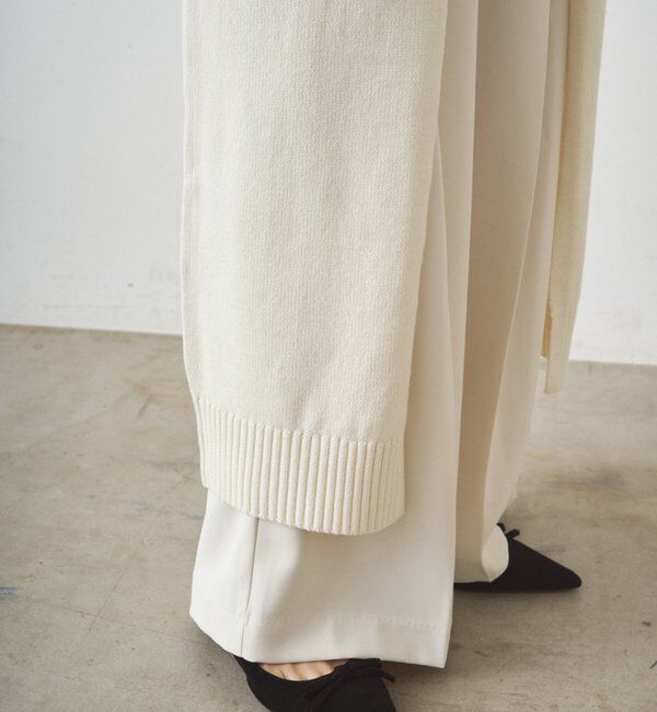  「ハイスリットニットワンピース」|ワンピース|