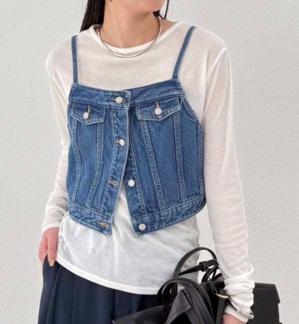  「デニムビスチェ」|シャツ・ブラウス|