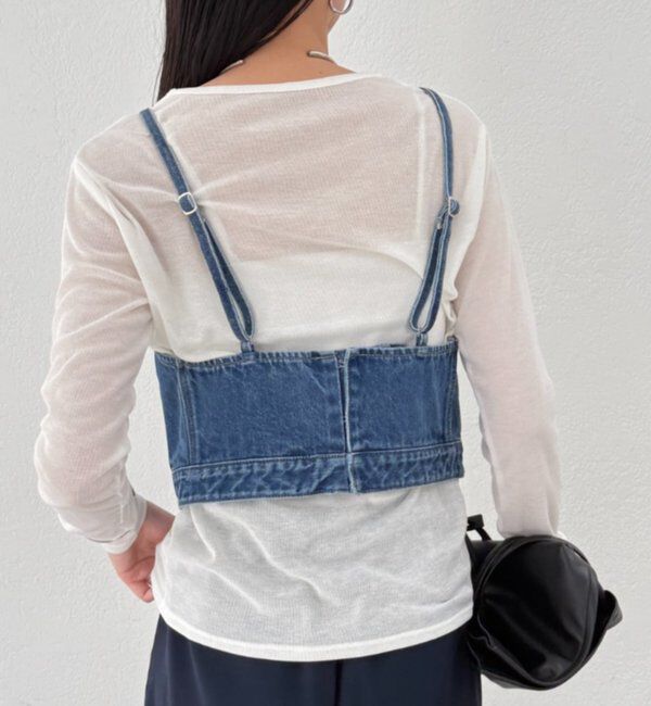  「デニムビスチェ」|シャツ・ブラウス|